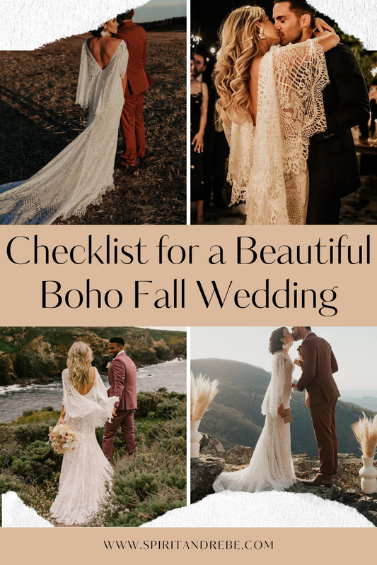 Checklist for a Beautiful Boho Fall Wedding