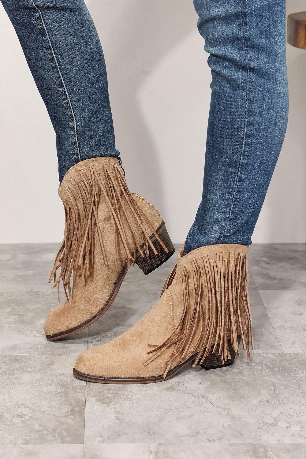 Legend Women's Fringe Cowboy Western Ankle Boots [Spirit and Rebel]   