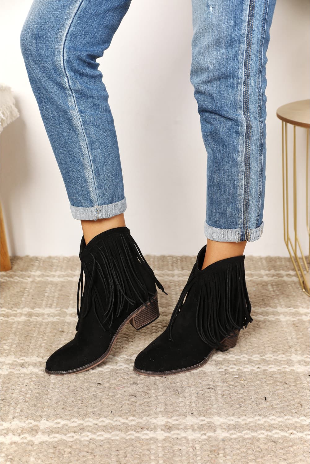 Legend Women's Fringe Cowboy Western Ankle Boots [Spirit and Rebel]   