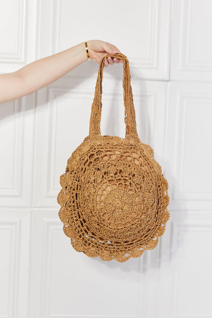 Justin Taylor Brunch Time Straw Rattan Handbag [Spirit and Rebel]