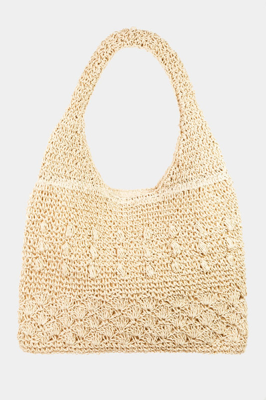 Straw Braided Tote Boho Bag - Spirit and Rebel [Spirit and Rebel] IV One Size 