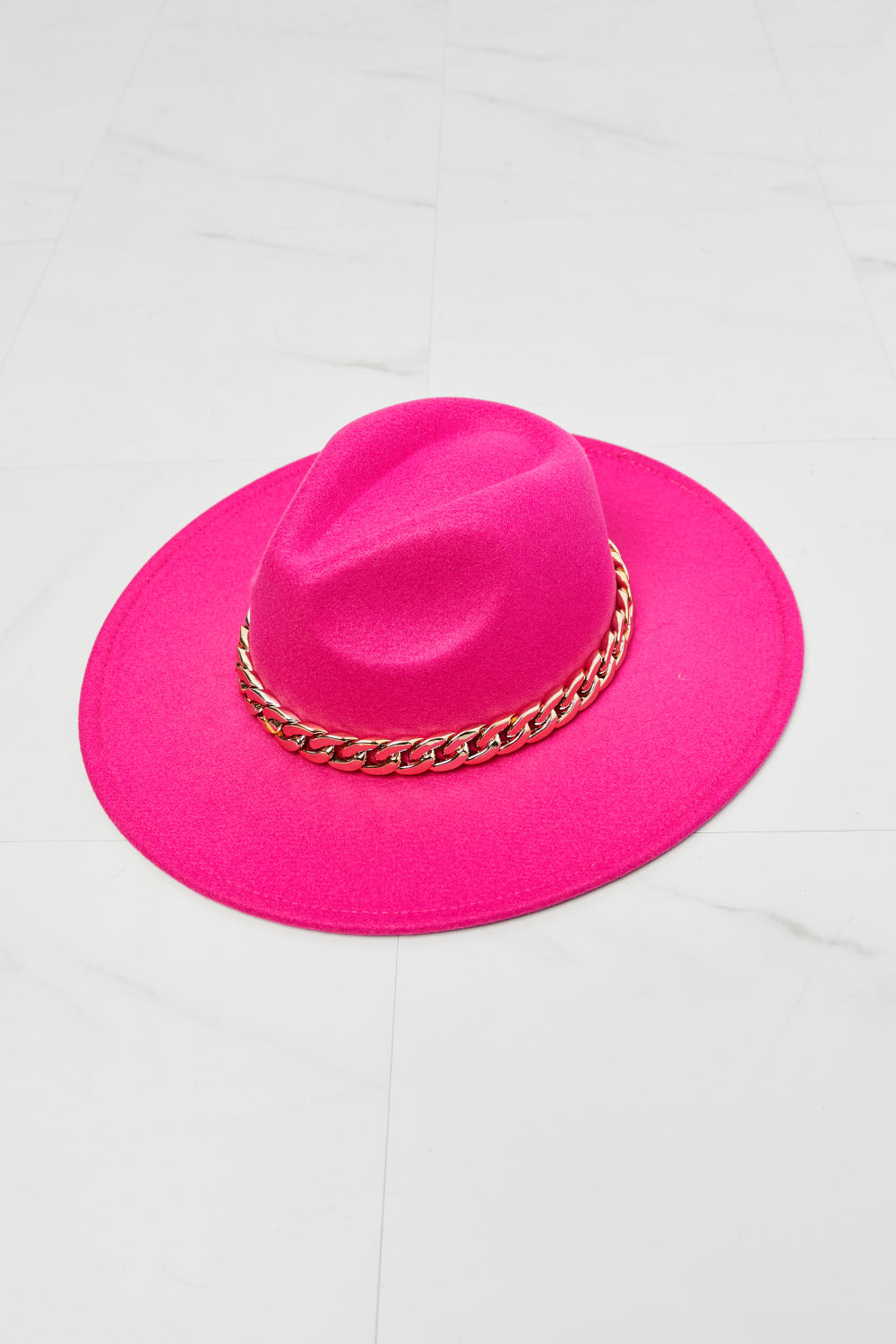 Fame Keep Your Promise Fedora Hat in Pink [Spirit and Rebel]