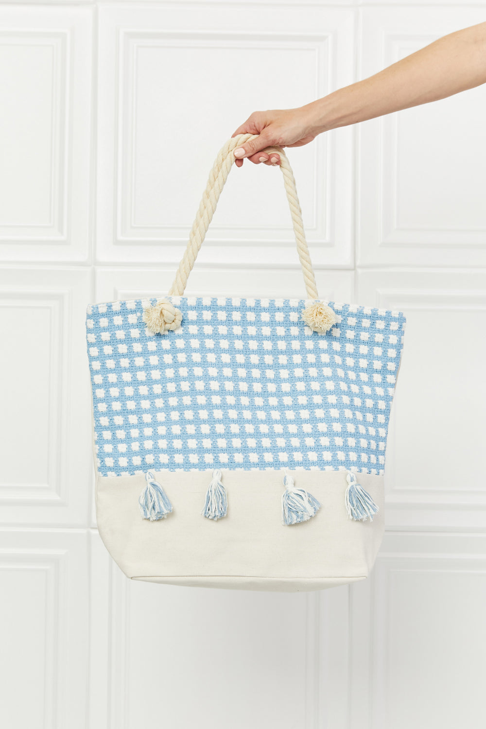 Justin Taylor Picnic Date Tassle Tote Bag [Spirit and Rebel]