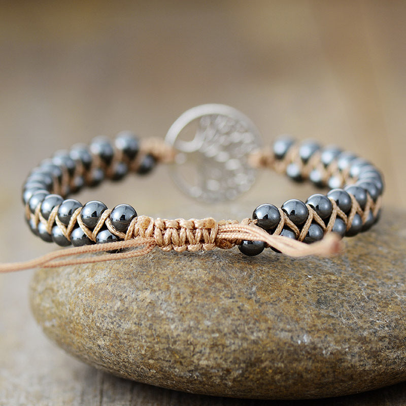 Alloy Natural Stone Braided Bracelet [Spirit and Rebel]