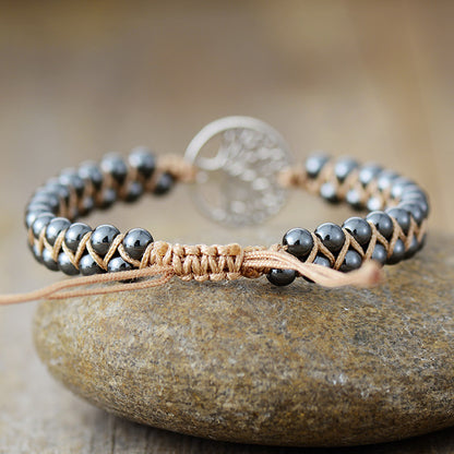 Alloy Natural Stone Braided Bracelet [Spirit and Rebel]