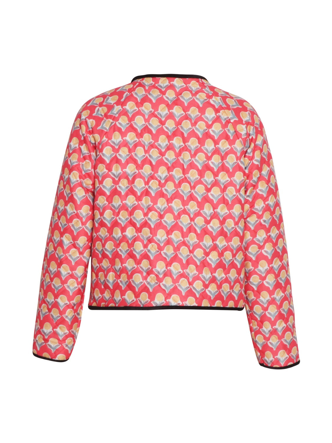 Spirit and Rebel Tied Printed Long Sleeve Boho Jacket [Spirit and Rebel]   