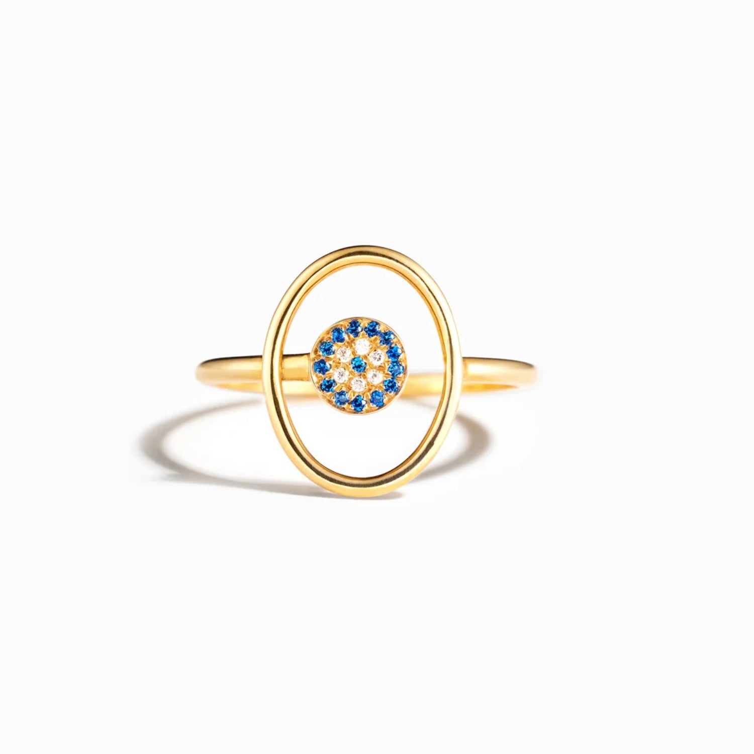 925 Sterling Silver Evil Eye Ring - Spirit and Rebel [Spirit and Rebel]   