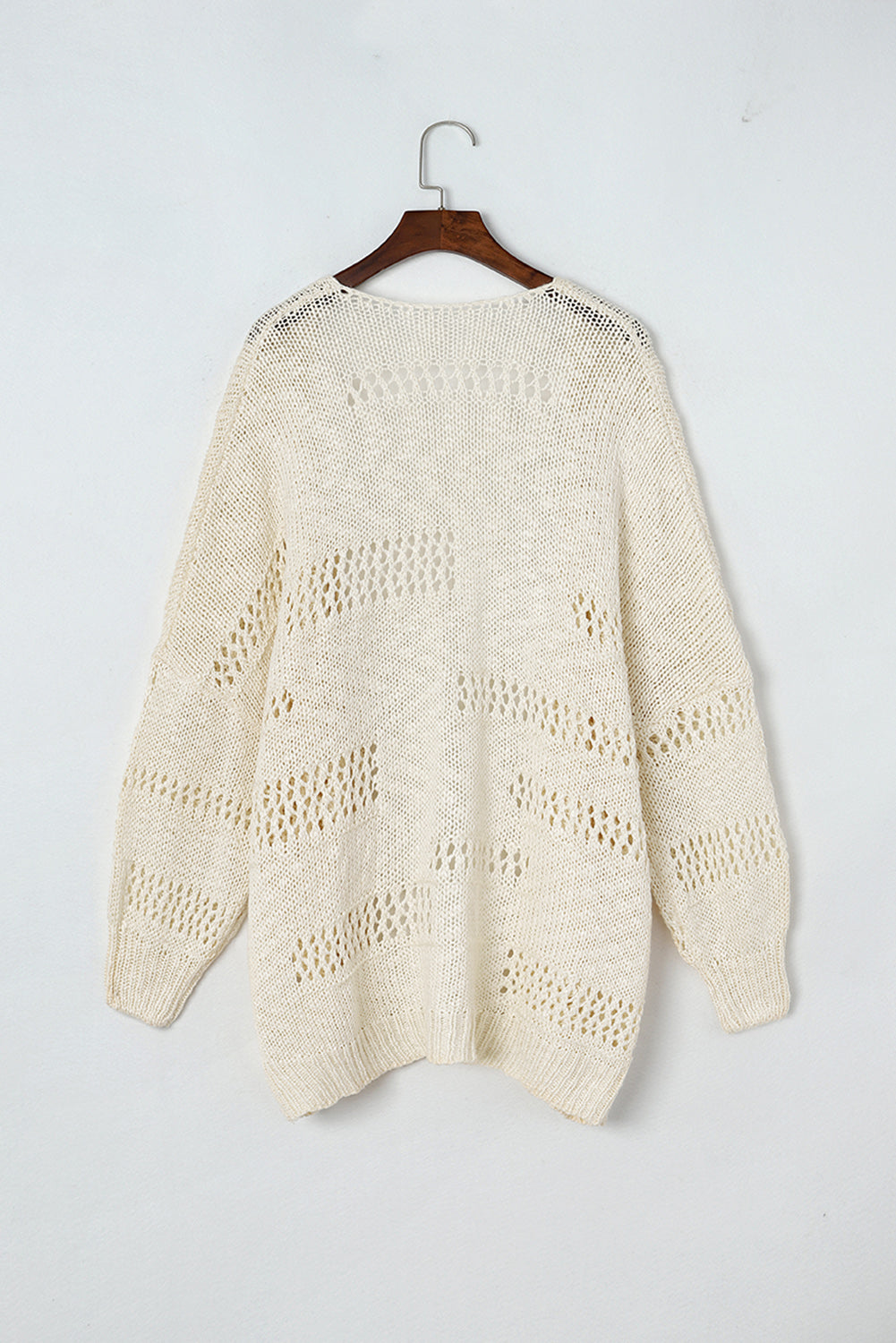 Openwork Open Front Long Sleeve Cardigan [Spirit and Rebel]