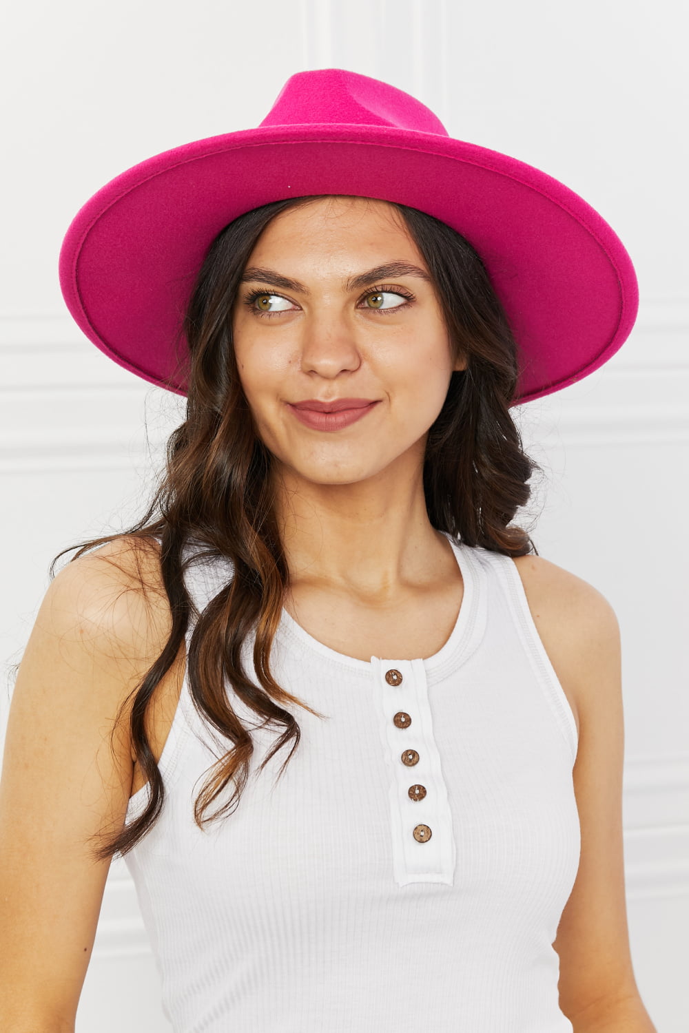 Fame Keep Your Promise Fedora Hat in Pink [Spirit and Rebel]