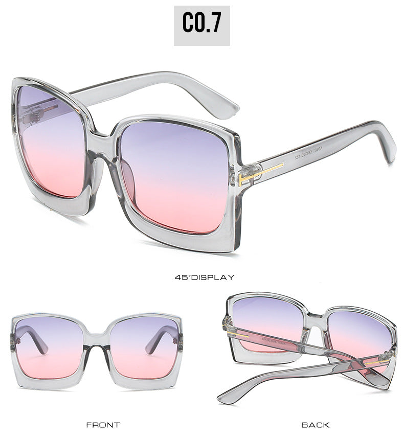 Monaco Oversized Square Sunglasses UV400 Sunset and Swim