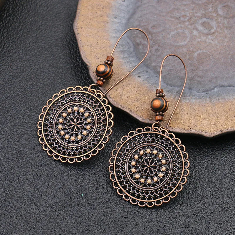 Moonlight Masala Boho Retro Earrings [Spirit and Rebel] 002-9  