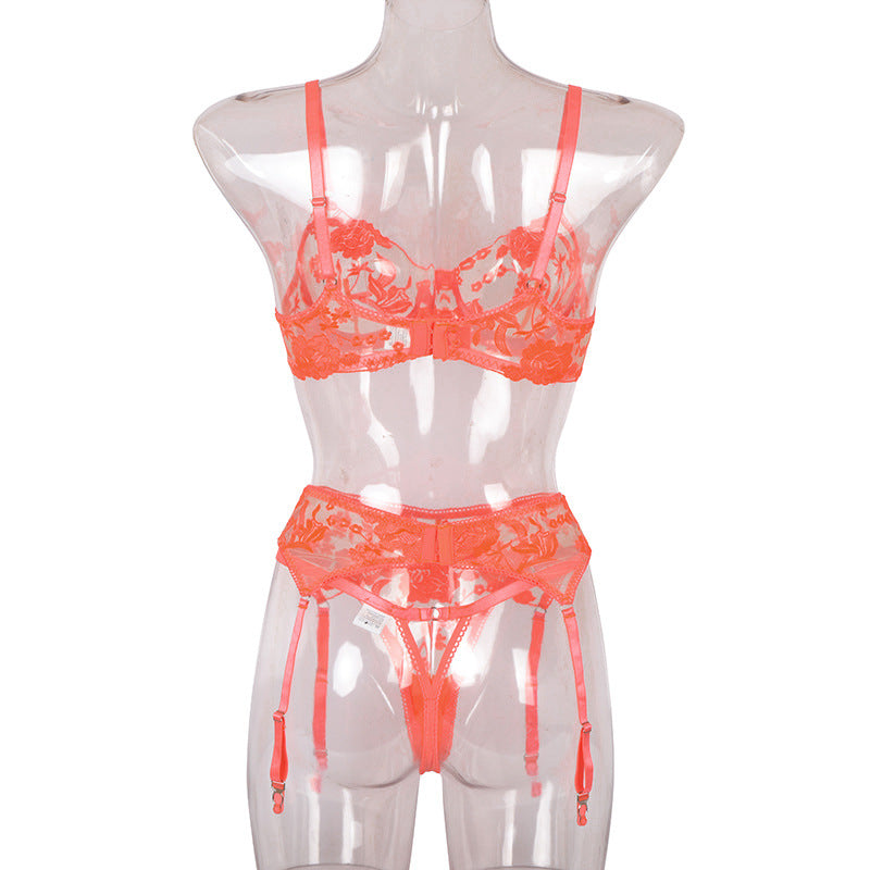 Hot Nights Bra and Panty Underwear Lace Set Sunset and Swim