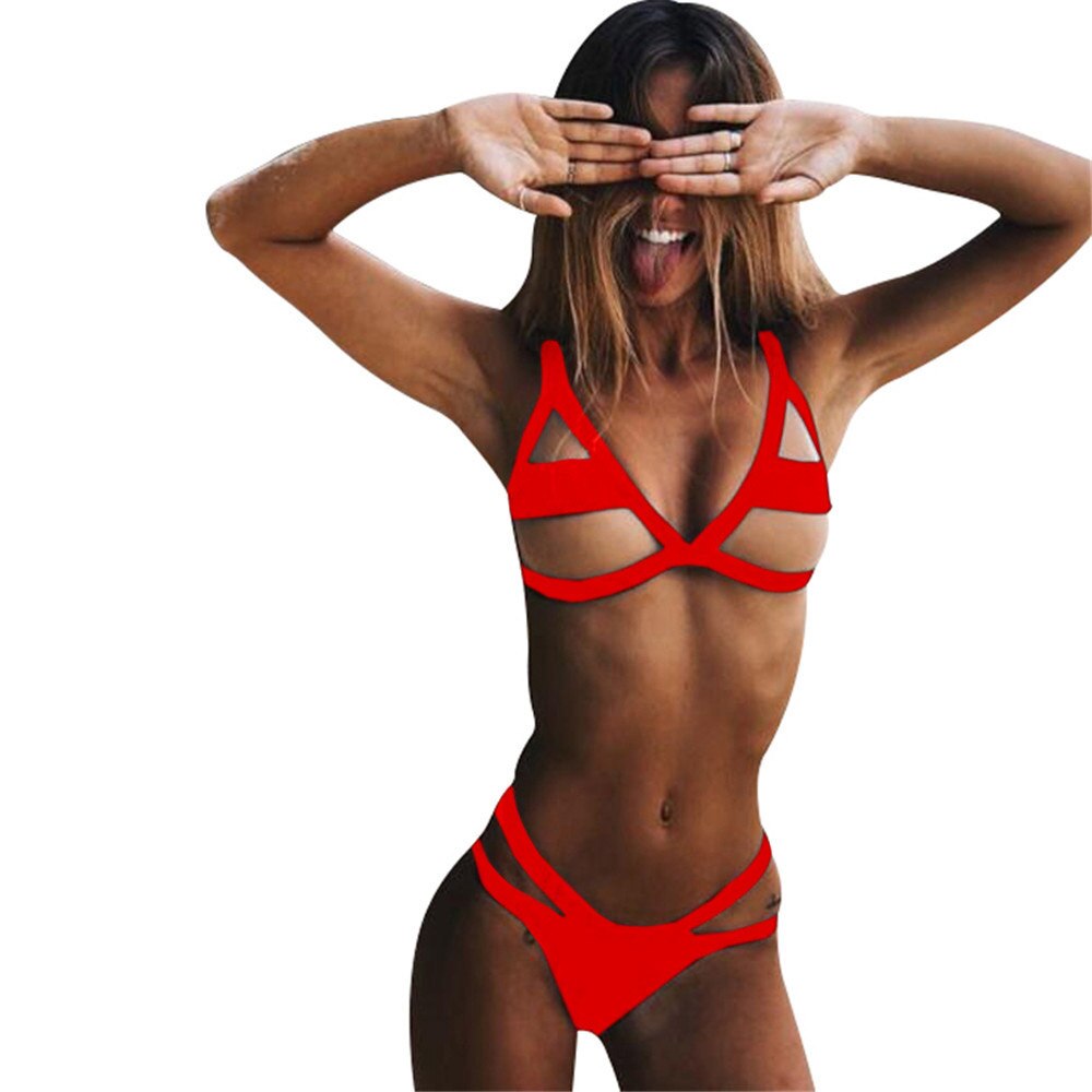 Island Dreams Mesh See Through Bikini Sunset and Swim