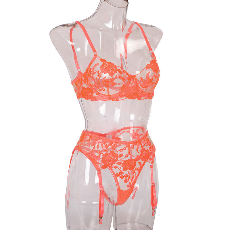 Hot Nights Bra and Panty Underwear Lace Set Sunset and Swim