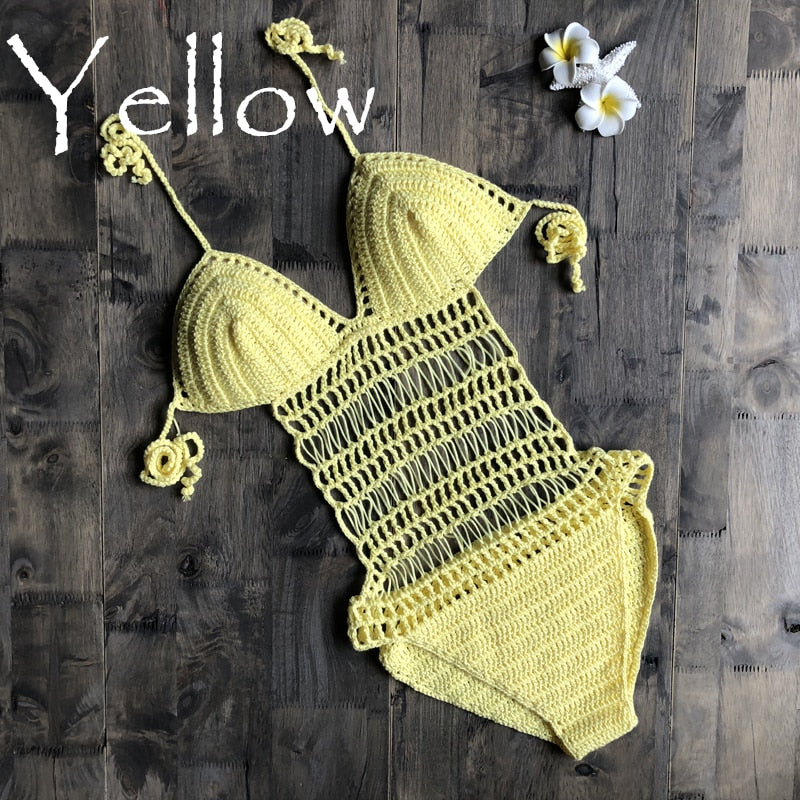 Bohemian Dream Crochet Hollow Out Swimsuit [Spirit and Rebel]   