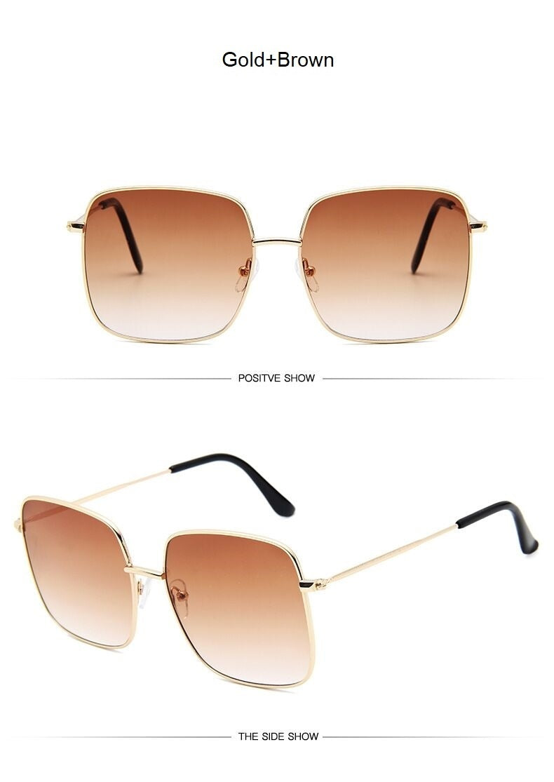 Sunny Days Fashion Square Sunglasses for Women Sunset and Swim