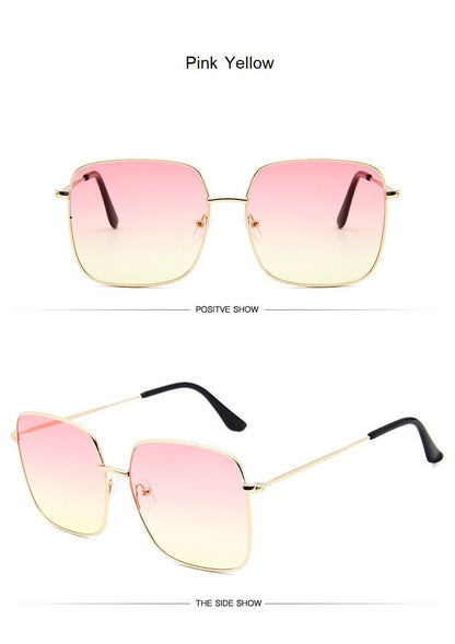 Sunny Days Fashion Square Sunglasses for Women Sunset and Swim