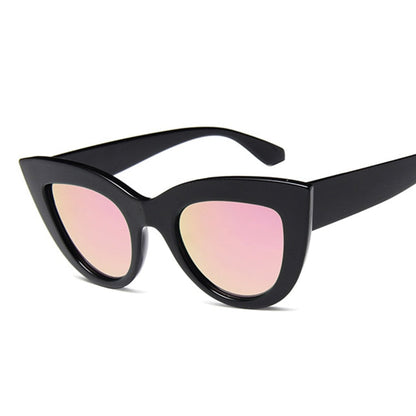 Diamond Oasis Cat Eye Sunglasses UV400 Sunset and Swim BlackPink