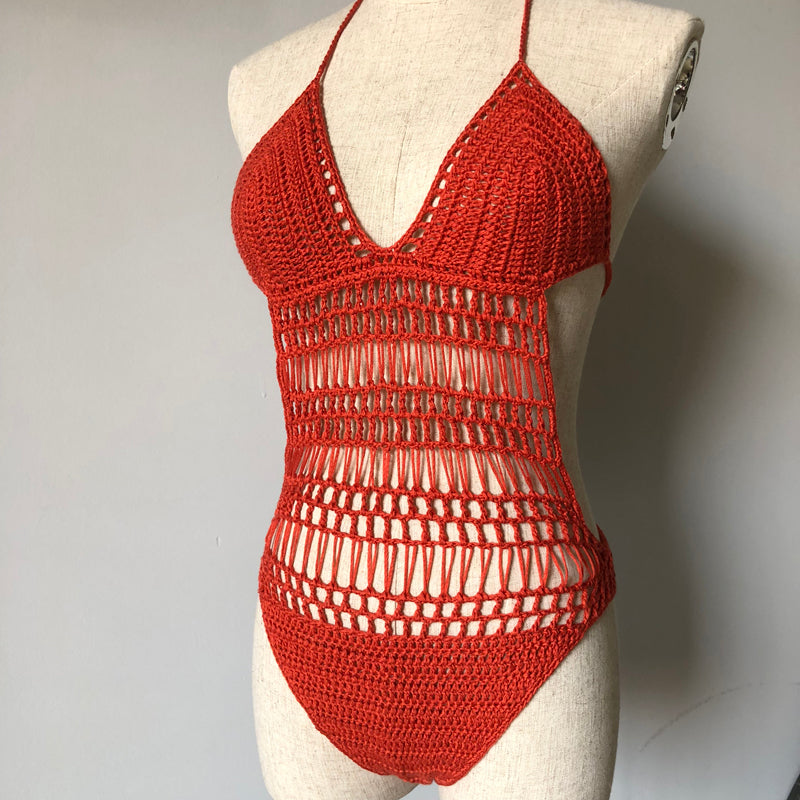 Bohemian Dream Crochet Hollow Out Swimsuit [Spirit and Rebel]   