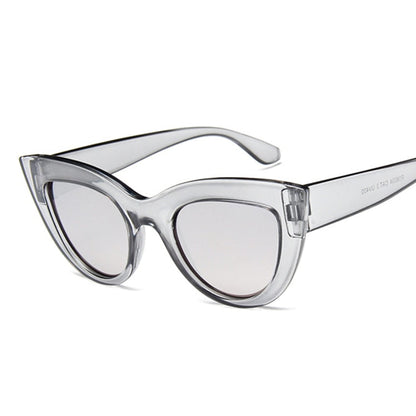 Diamond Oasis Cat Eye Sunglasses UV400 Sunset and Swim Gray