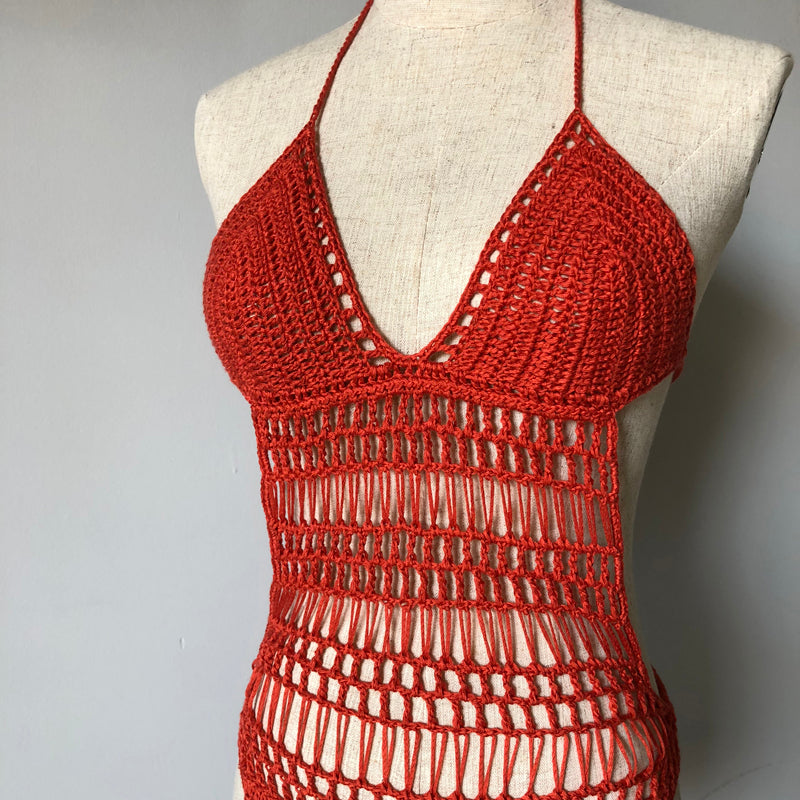 Bohemian Dream Crochet Hollow Out Swimsuit [Spirit and Rebel]   