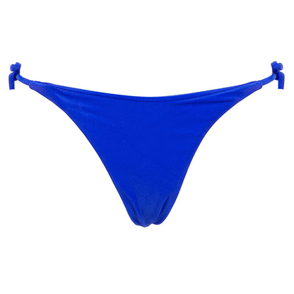 Side Tie String Bikini Bottoms [Spirit and Rebel] Blue S