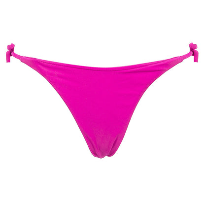 Side Tie String Bikini Bottoms [Spirit and Rebel] Rose red S