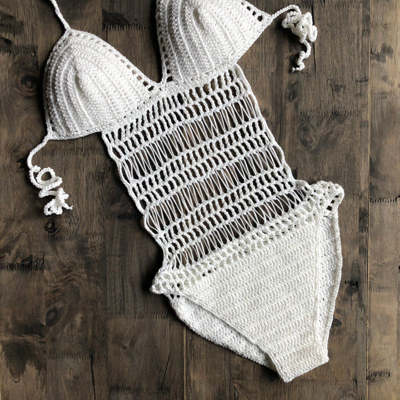 Bohemian Dream Crochet Hollow Out Swimsuit [Spirit and Rebel]   