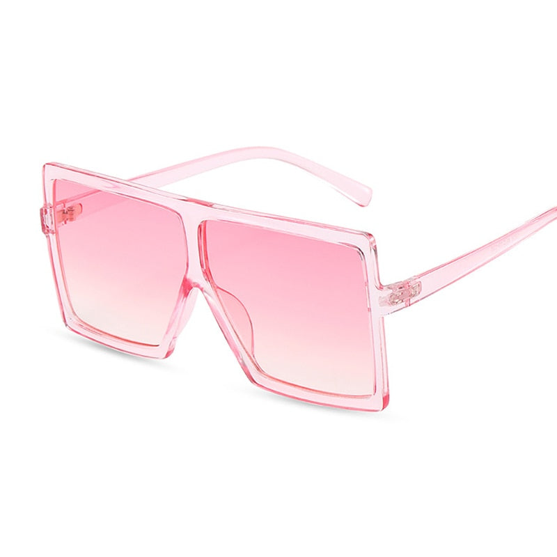 Golden Horizon Sunnies Oversized Square Sunglasses For Women Sunset and Swim