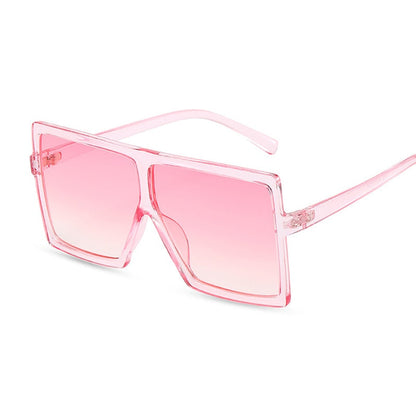 Golden Horizon Sunnies Oversized Square Sunglasses For Women Sunset and Swim