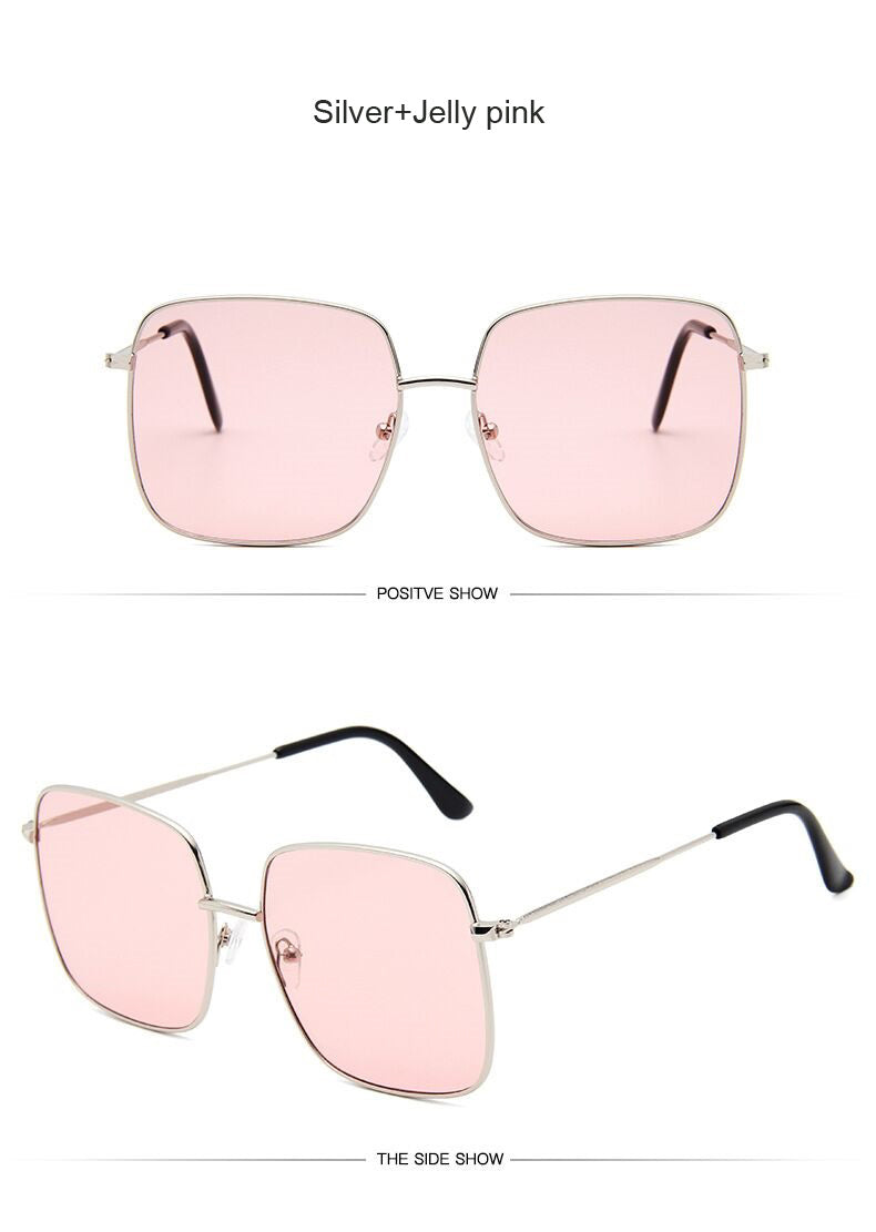 Sunny Days Fashion Square Sunglasses for Women Sunset and Swim