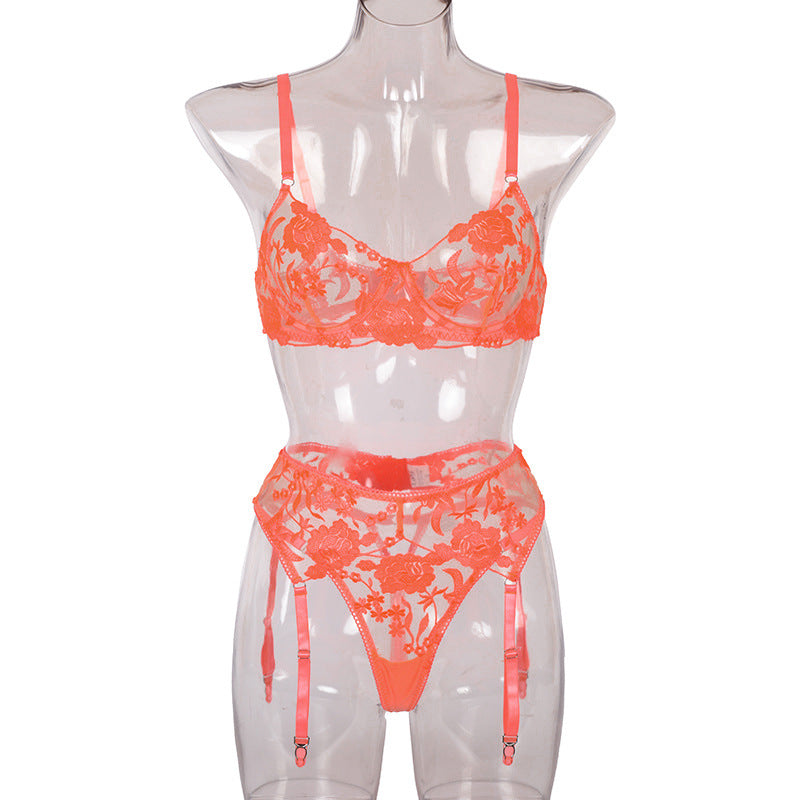 Hot Nights Bra and Panty Underwear Lace Set Sunset and Swim