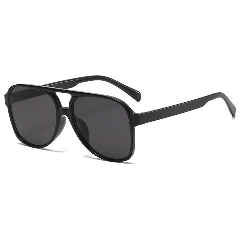 Ocean Breeze Big Frame Coloured Sunglasses Sunset and Swim Black Gray