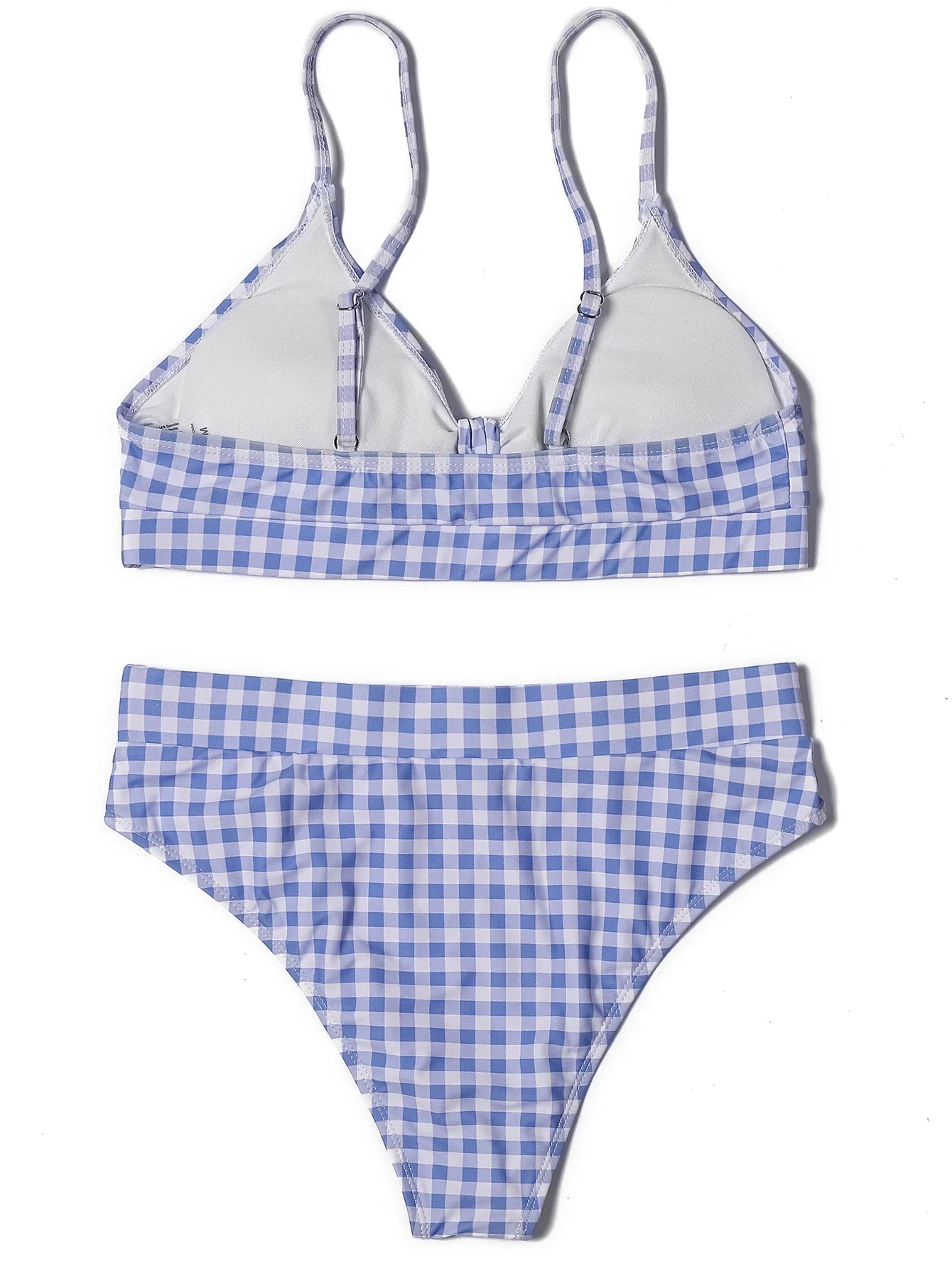 Irresistibly Chic Plaid Bow Bikini Sunset and Swim