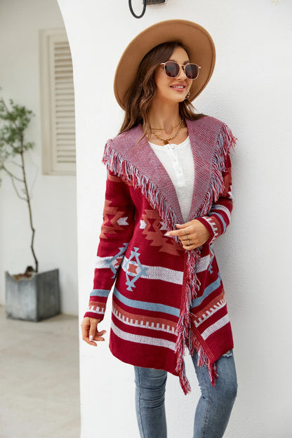 Knit Haven Boho Long Cardigan [Spirit and Rebel]   