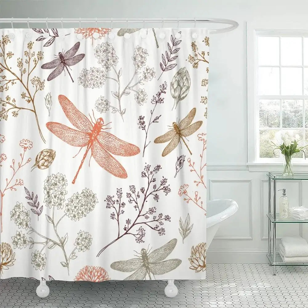 Floral Harmony Boho Shower Curtain [Spirit and Rebel]   