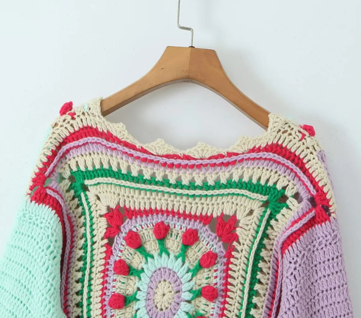 Pastel Horizon Boho Handmade Cardigan [Spirit and Rebel]   