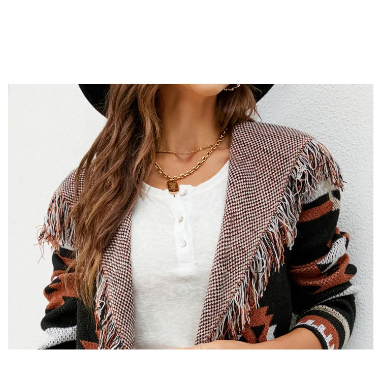 Knit Haven Boho Long Cardigan [Spirit and Rebel]   