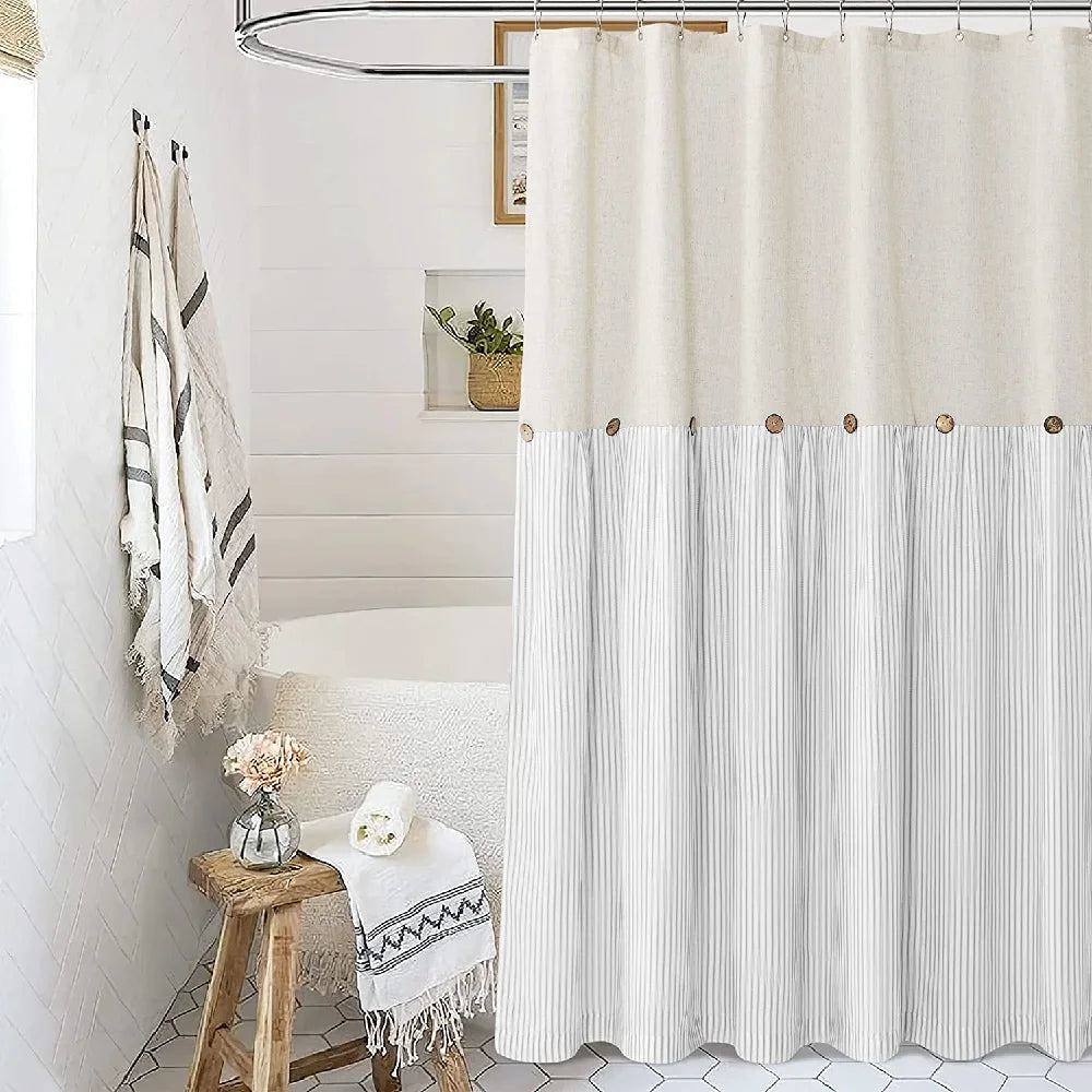 Farmhouse Dreams Boho Shower Curtain [Spirit and Rebel]   