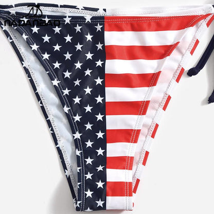 Patriotic Allure: Stars and Stripes American Flag Bikini [Spirit and Rebel]