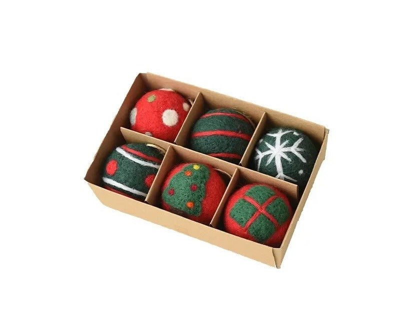 Amazing Wool Felt Christmas Decorations Set [Spirit and Rebel] A  