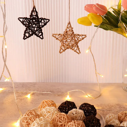 Bohemian Wood Christmas Star Decor [Spirit and Rebel]   