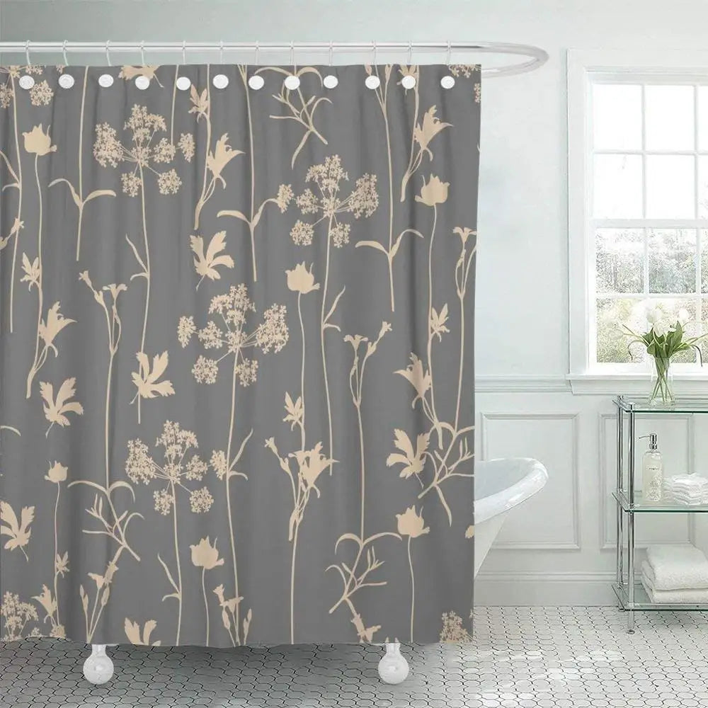 Floral Harmony Boho Shower Curtain [Spirit and Rebel]