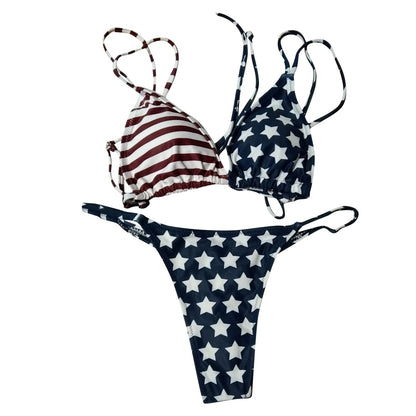 American Beauty Strappy Micro Thong Bikini Set [Spirit and Rebel]