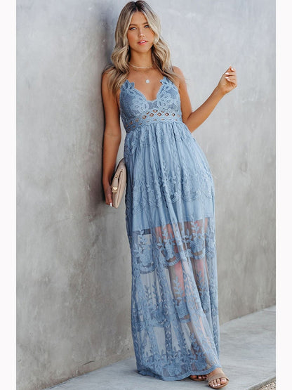 Allure Bohemian Lace Maxi Dress [Spirit and Rebel]   