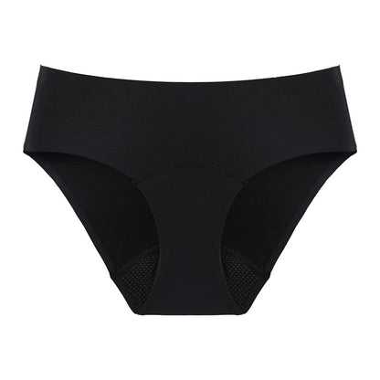 SecureSwim® Period Swimwear Mid Waist Full Bikini Bottom [Spirit and Rebel] 1-Pack Black XS