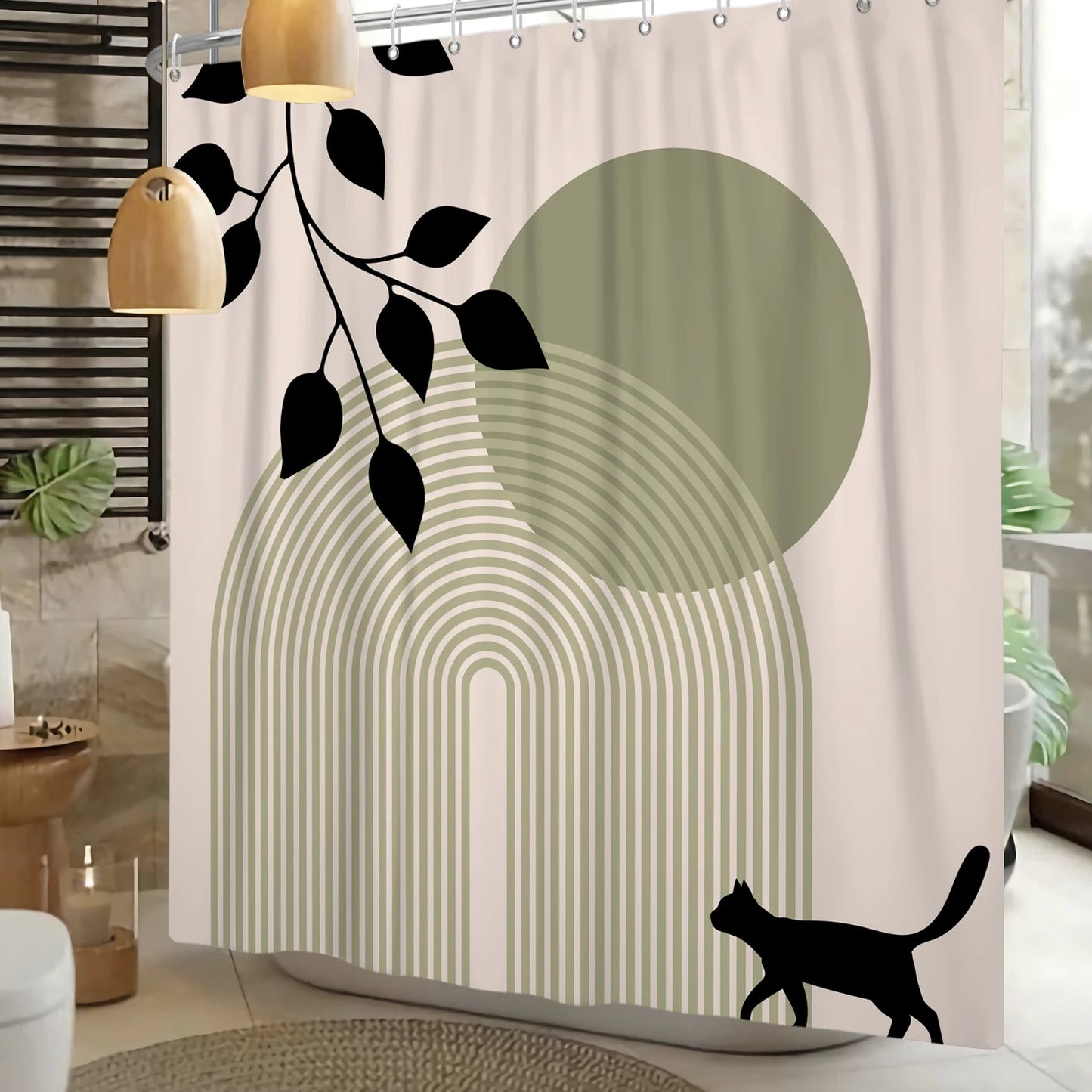 Oasis Boho Shower Curtain [Spirit and Rebel]   