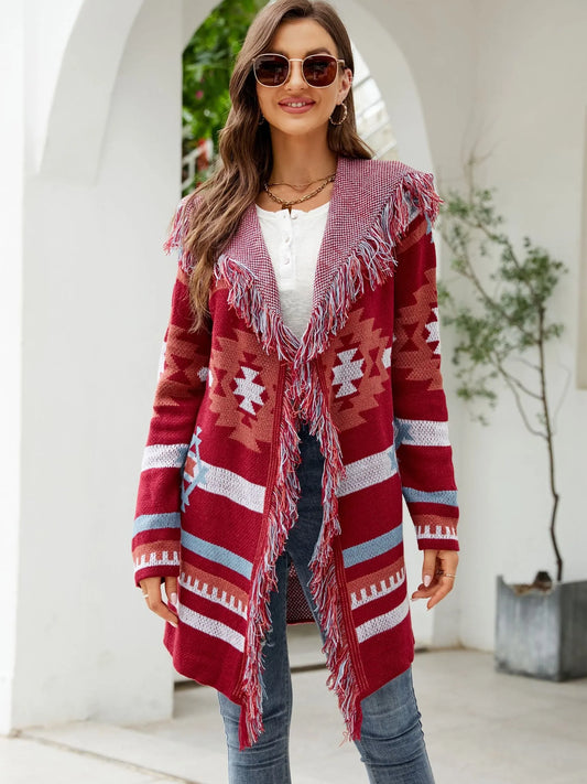 Knit Haven Boho Long Cardigan [Spirit and Rebel]   