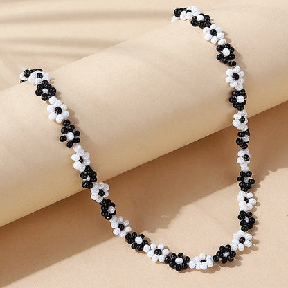 Trendy Flower Passion Beads Choker Necklace Sunset and Swim C90362-K3