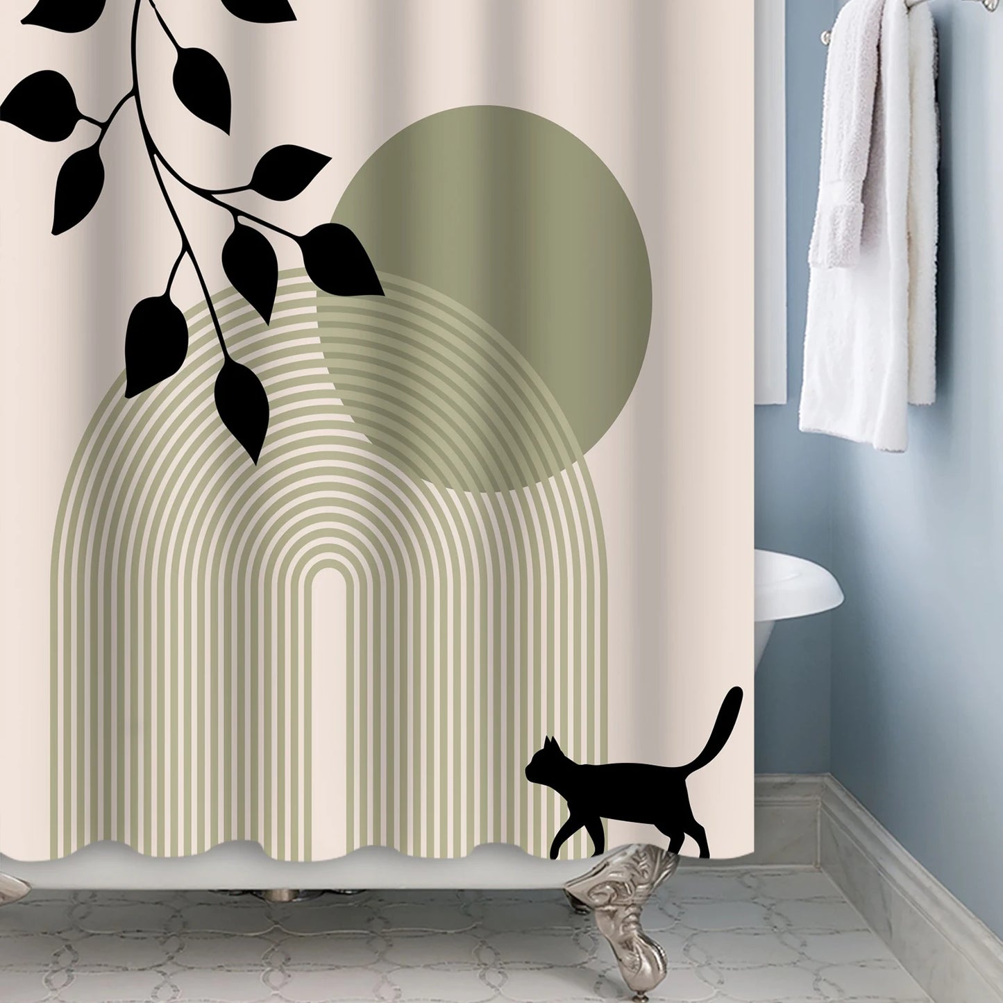 Oasis Boho Shower Curtain [Spirit and Rebel]   